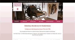 Desktop Screenshot of erfatal-museum.de